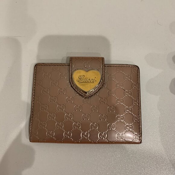 Gucci Beige Micro GG Card Case sku#84212 (Gently used) - Picture 1 of 12